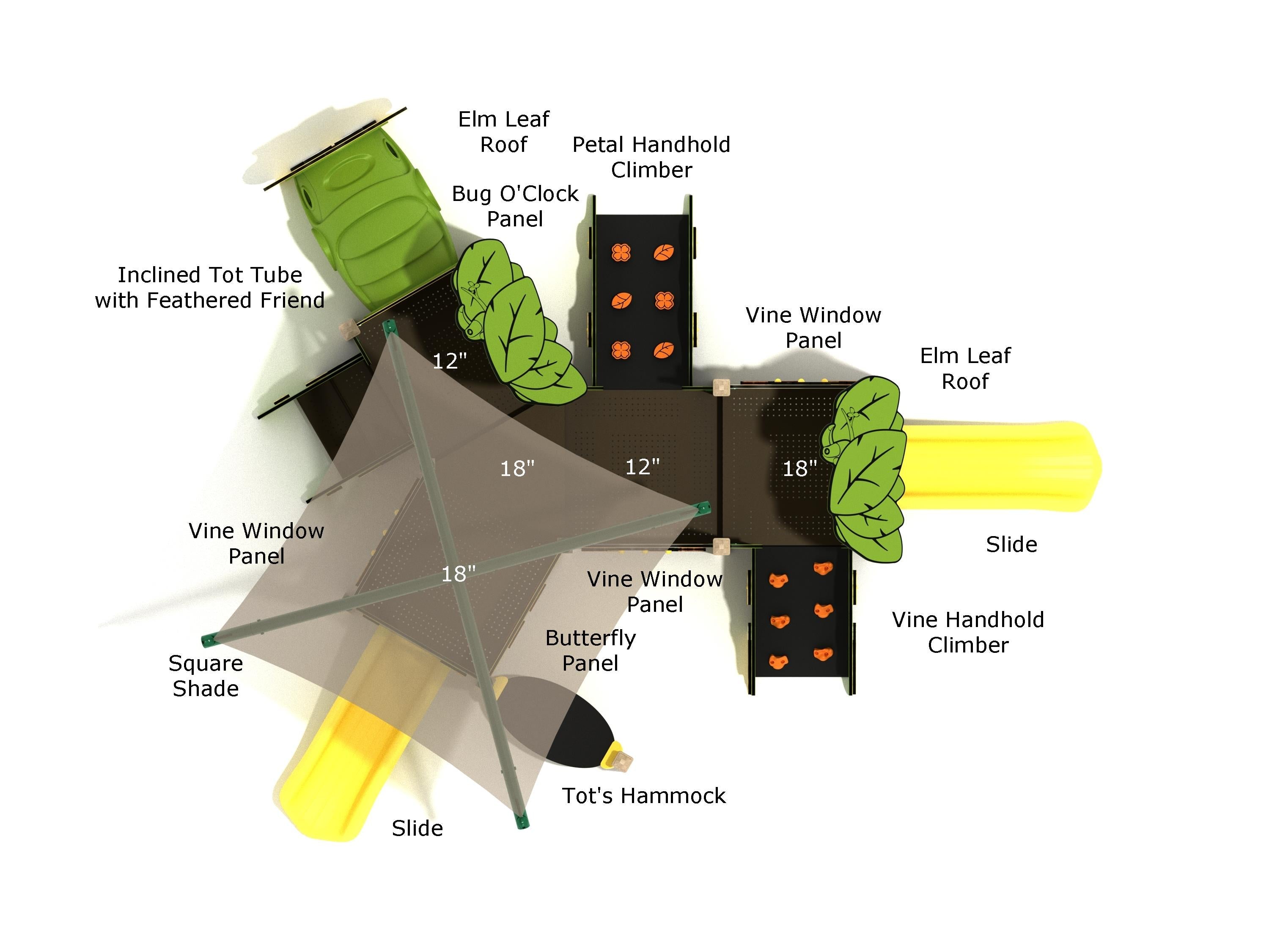 Holly Canopy Mini commercial playground