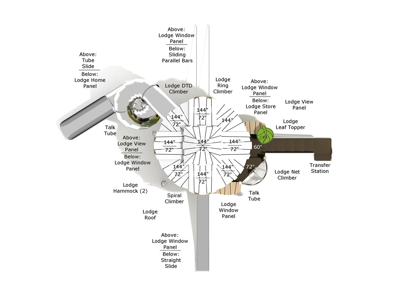 Florida Elm Canopy Quest commercial playground