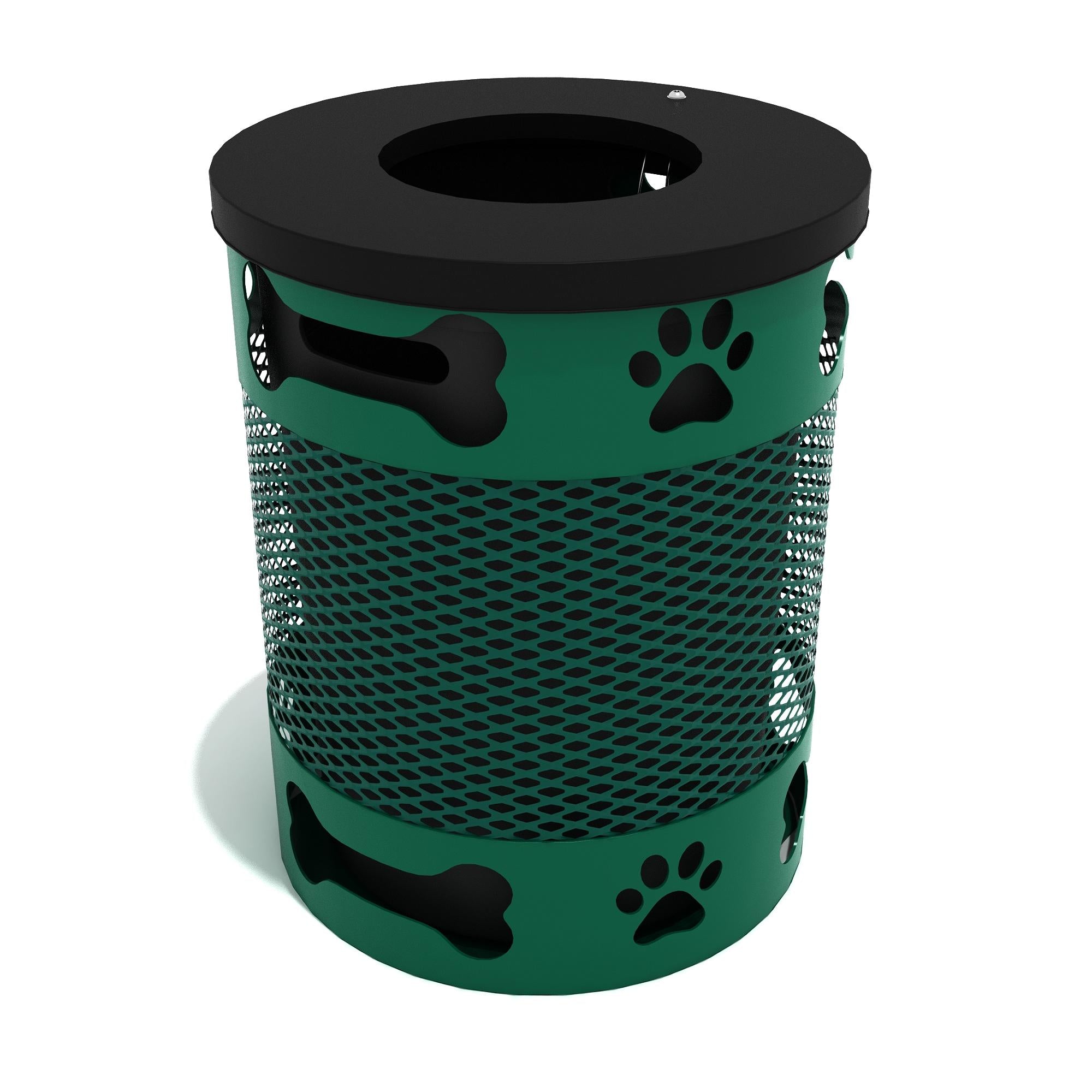 Dog Park Trash Receptacle commercial playground equipment