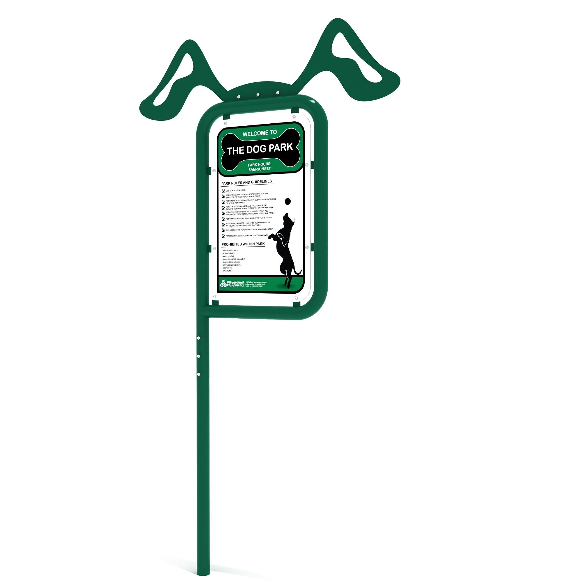 Dog Park Sign commercial playground equipment
