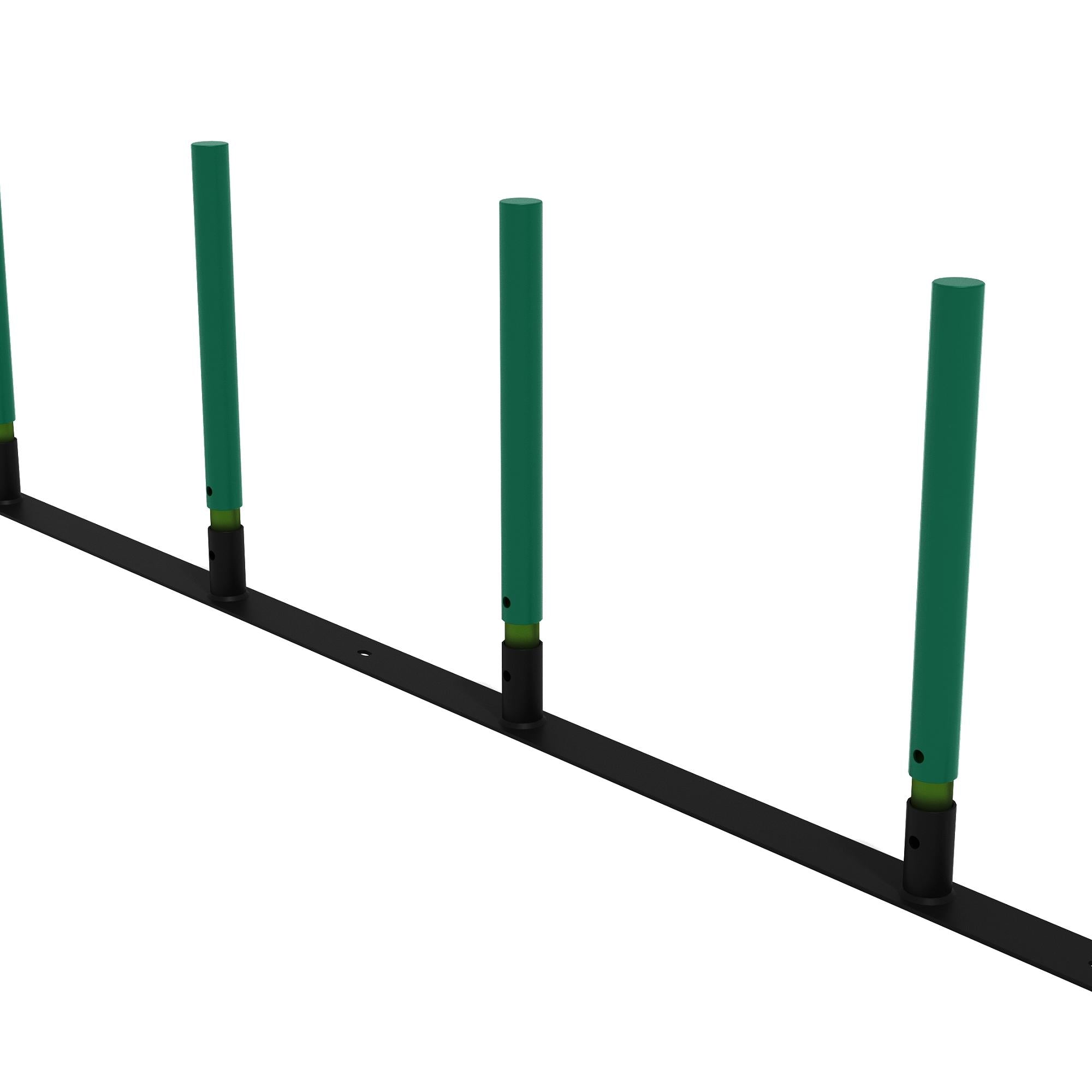 Four Post Dog Weave commercial playground equipment