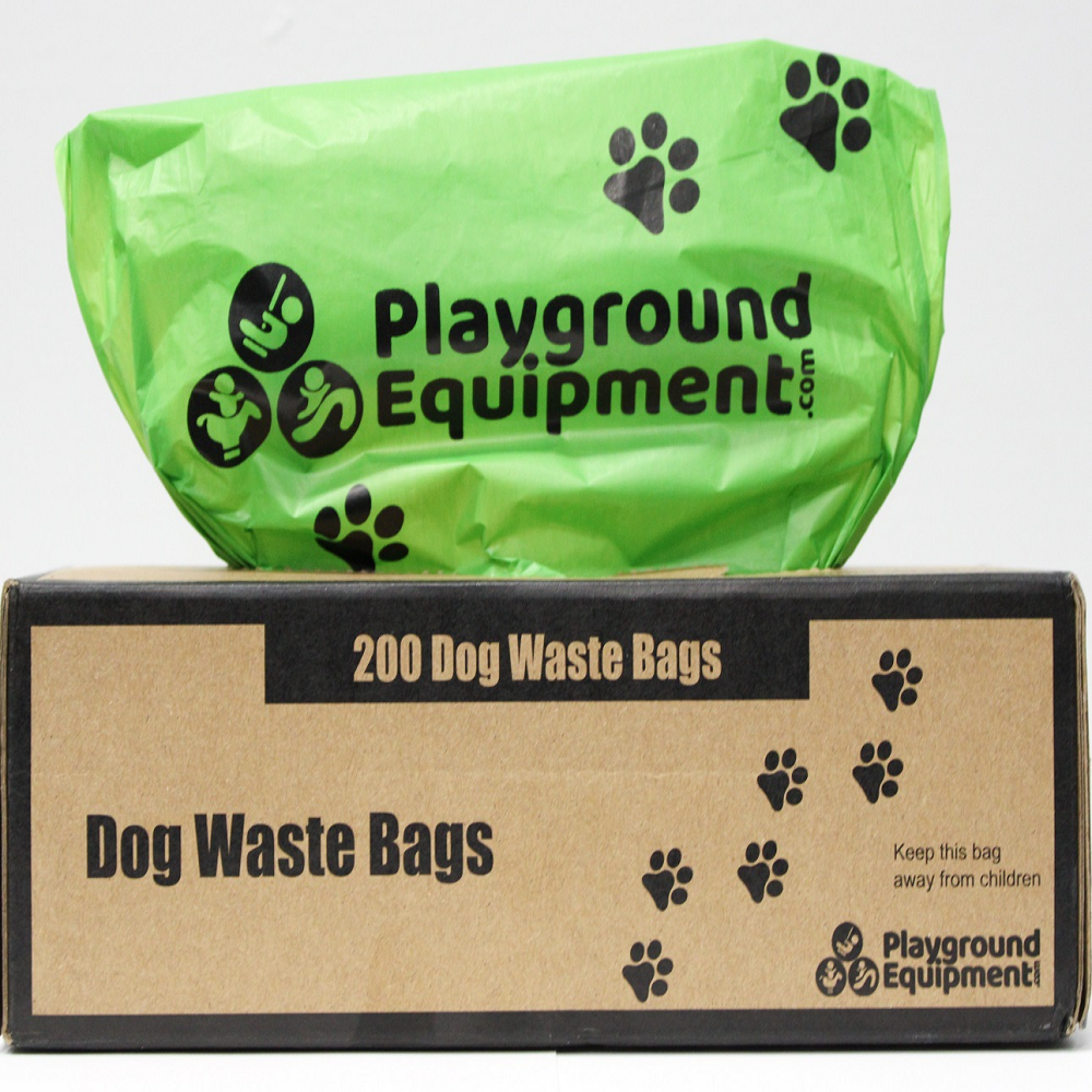 Dog Waste Bags — Carton of 12 Rolls (200 Bags per Roll) commercial playground equipment