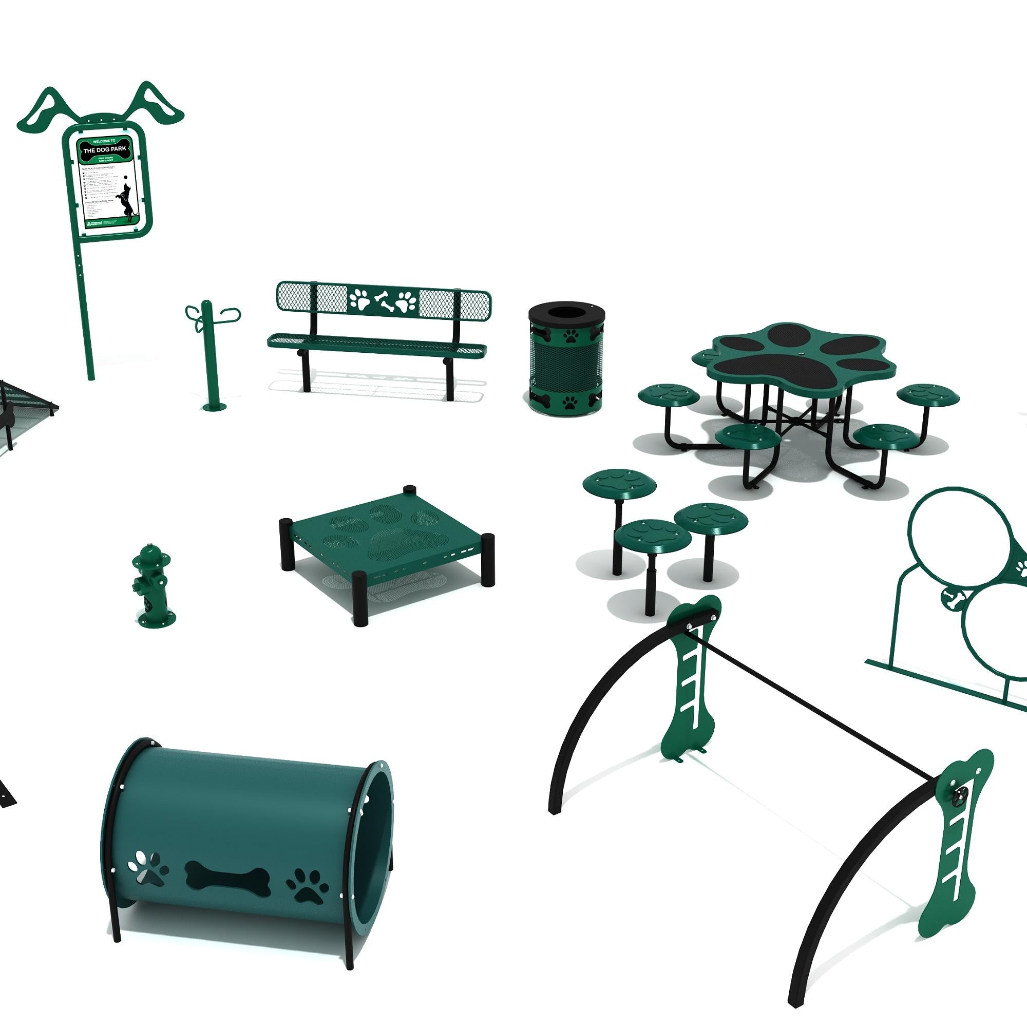 Wagging Tails Bundle commercial playground equipment