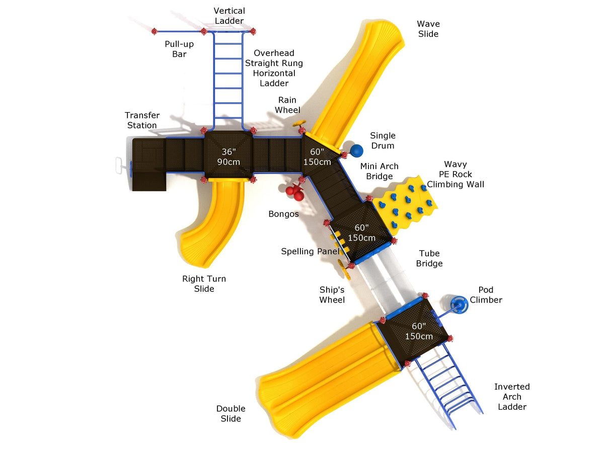 Cascade Climb Primary detailed overhead view