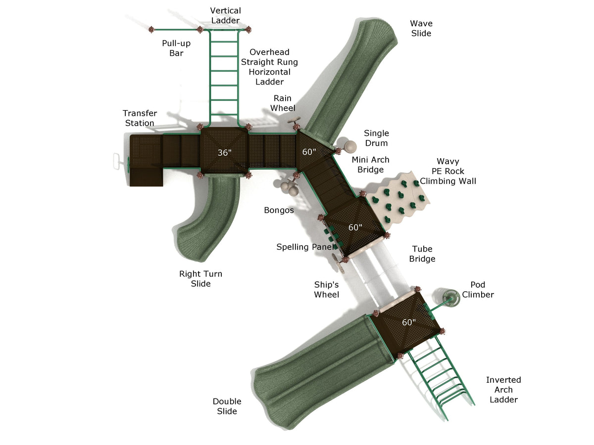 Cascade Climb Neutral detailed overhead view