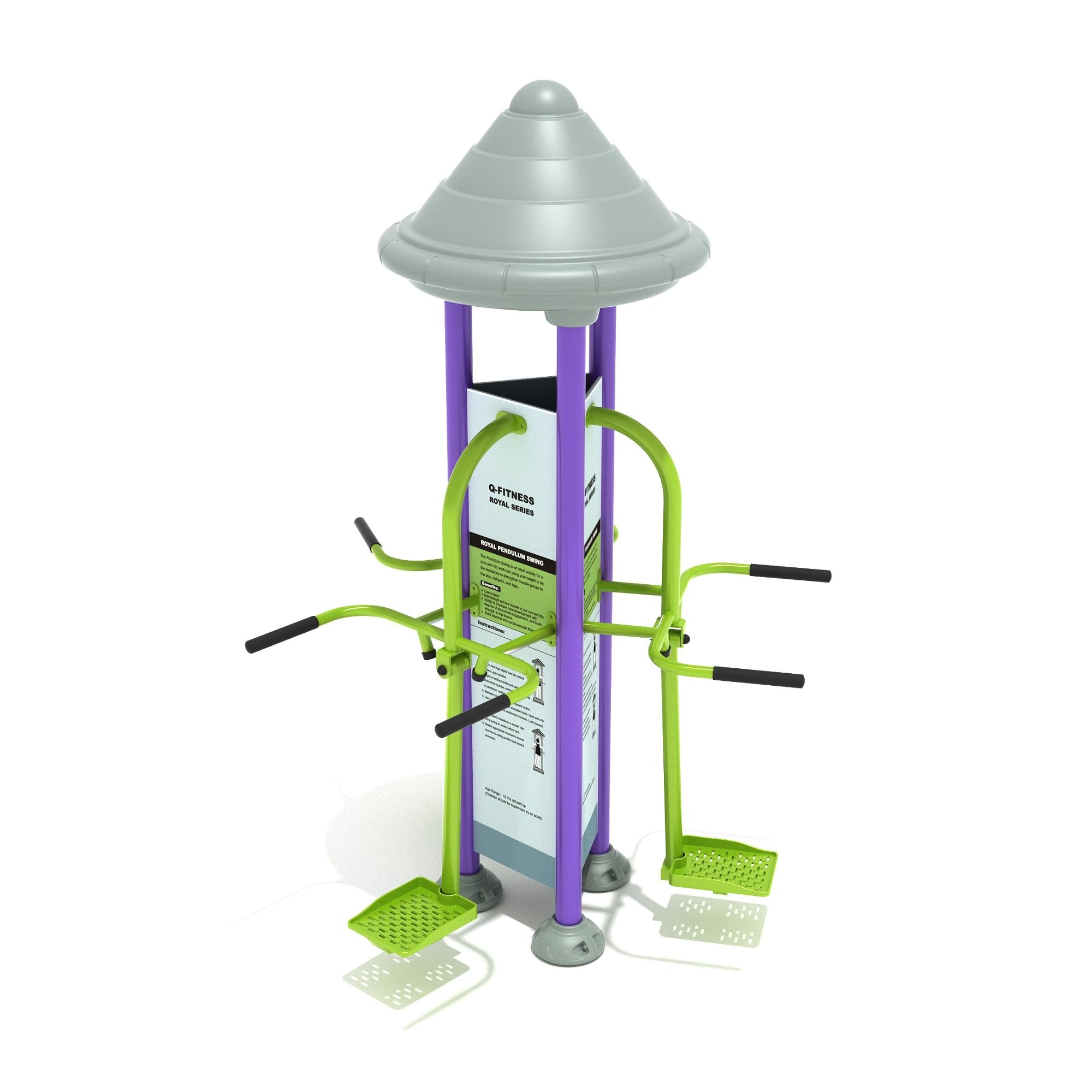 Pendulum Swing: Royal Triple Station commercial playground equipment
