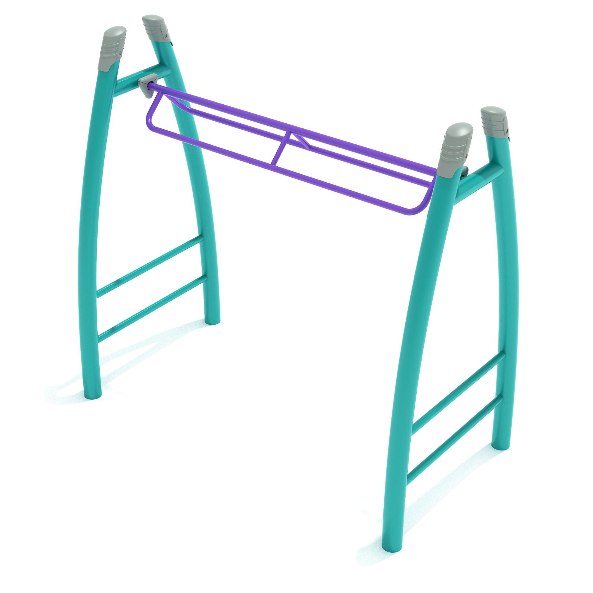 Curved Post Rocker Bar Overhead Climber commercial playground equipment