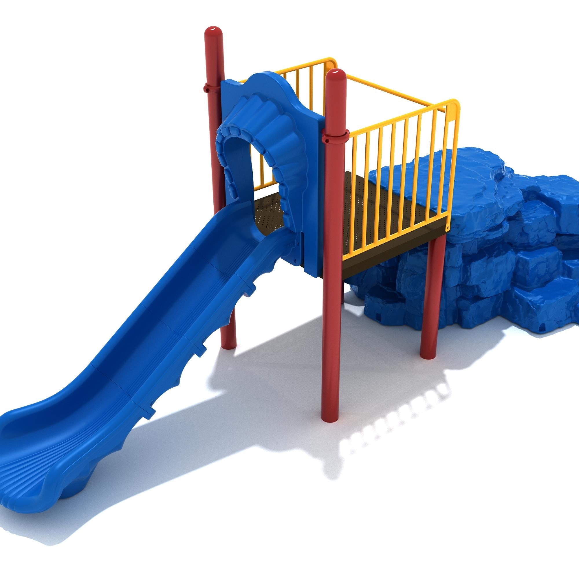 Boulder Climber with Slide commercial playground equipment