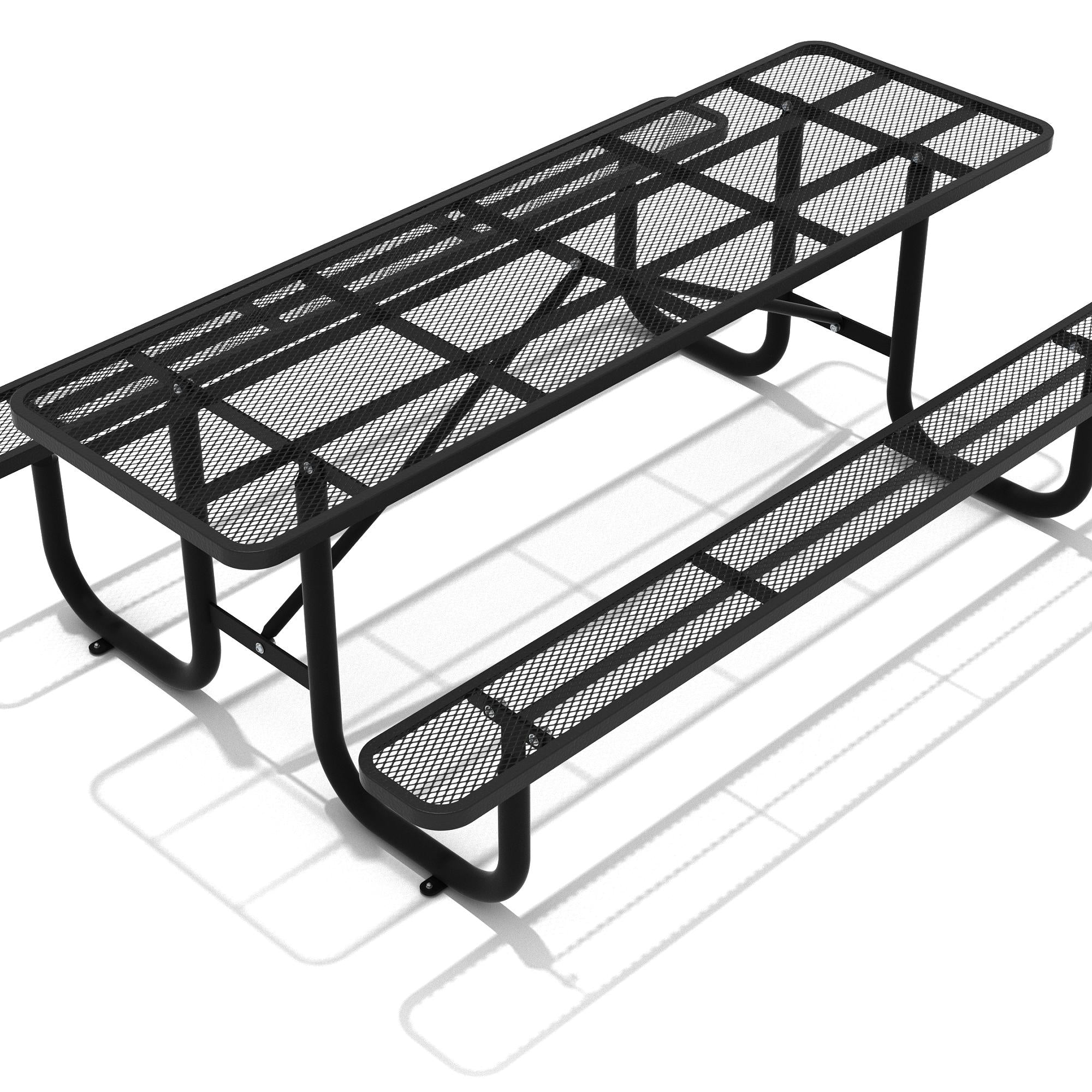 Expanded Steel Picnic Table, 8-Foot commercial playground equipment