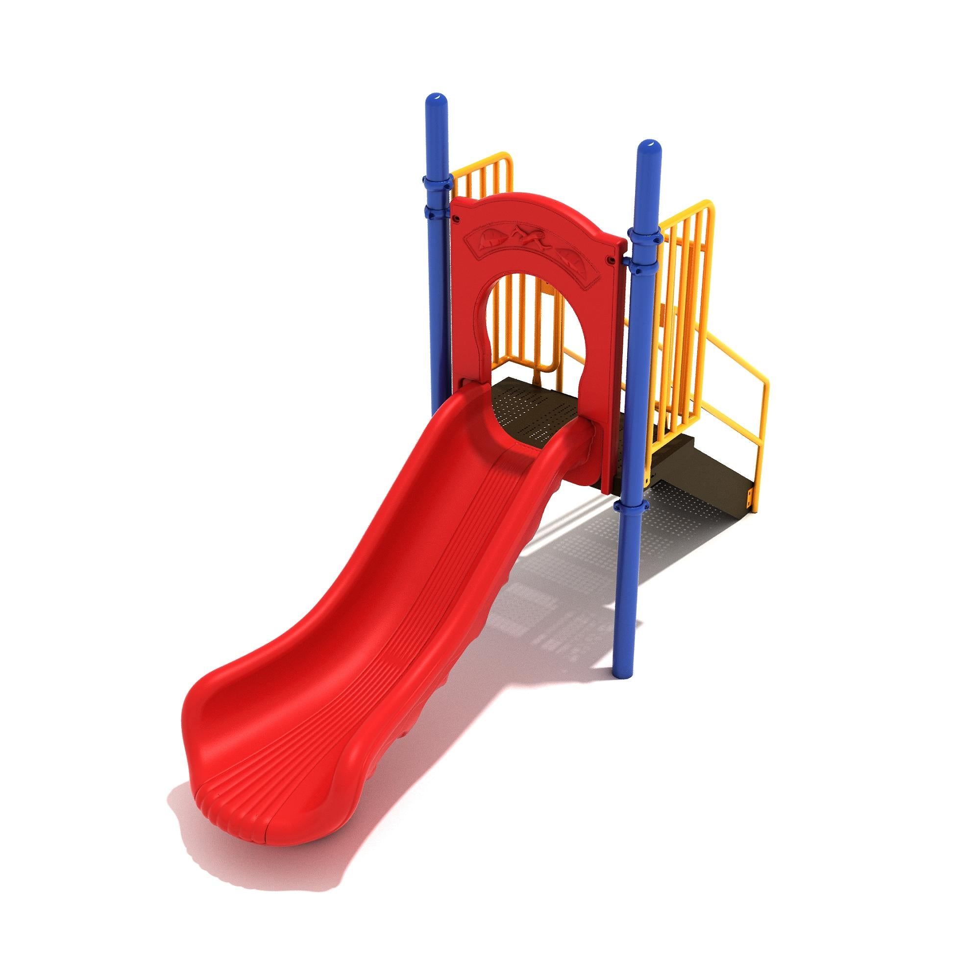 3-Foot Single Straight Slide commercial playground equipment