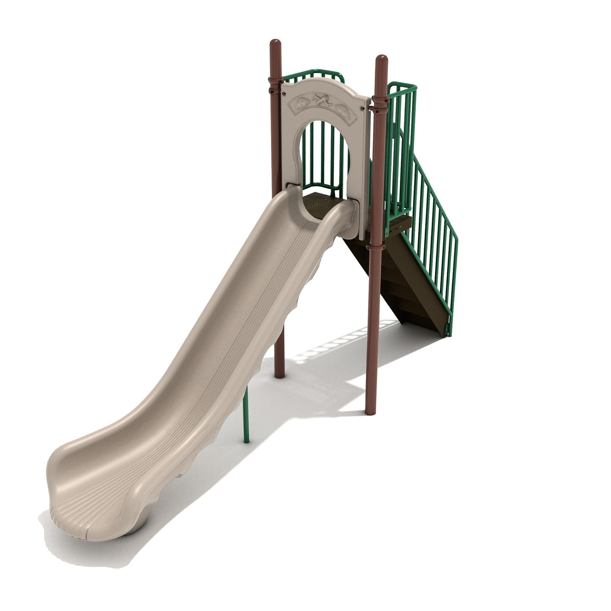 5-Foot Single Straight Slide commercial playground equipment