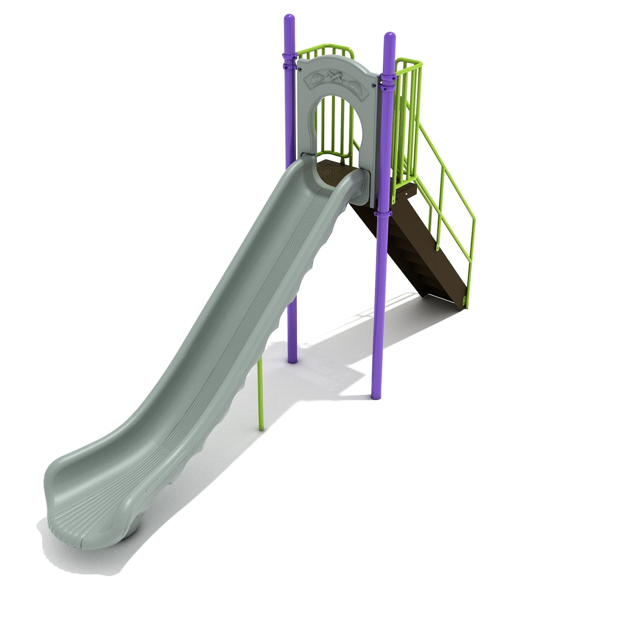 6-Foot Single Straight Slide commercial playground equipment