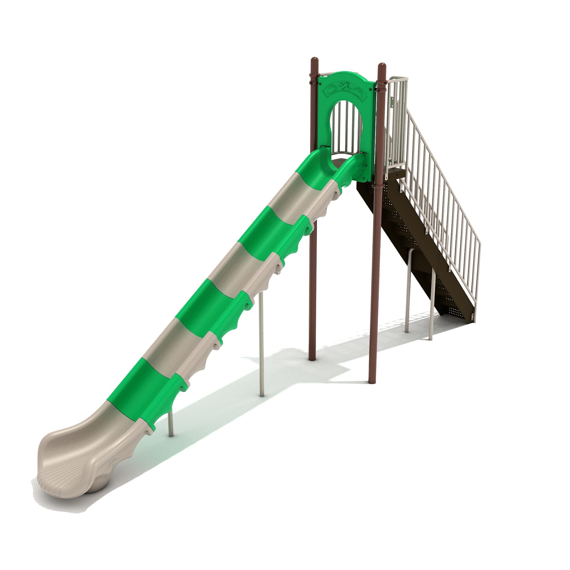 8-Foot Sectional Straight Slide commercial playground equipment
