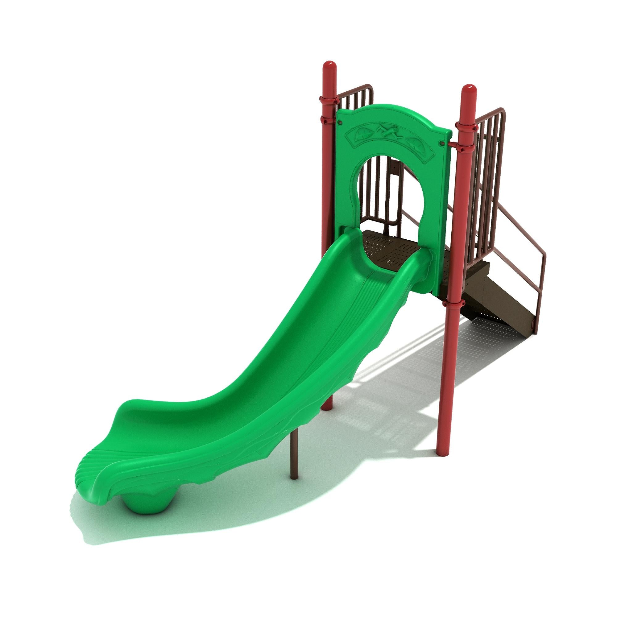 4-Foot Right Turn Slide commercial playground equipment