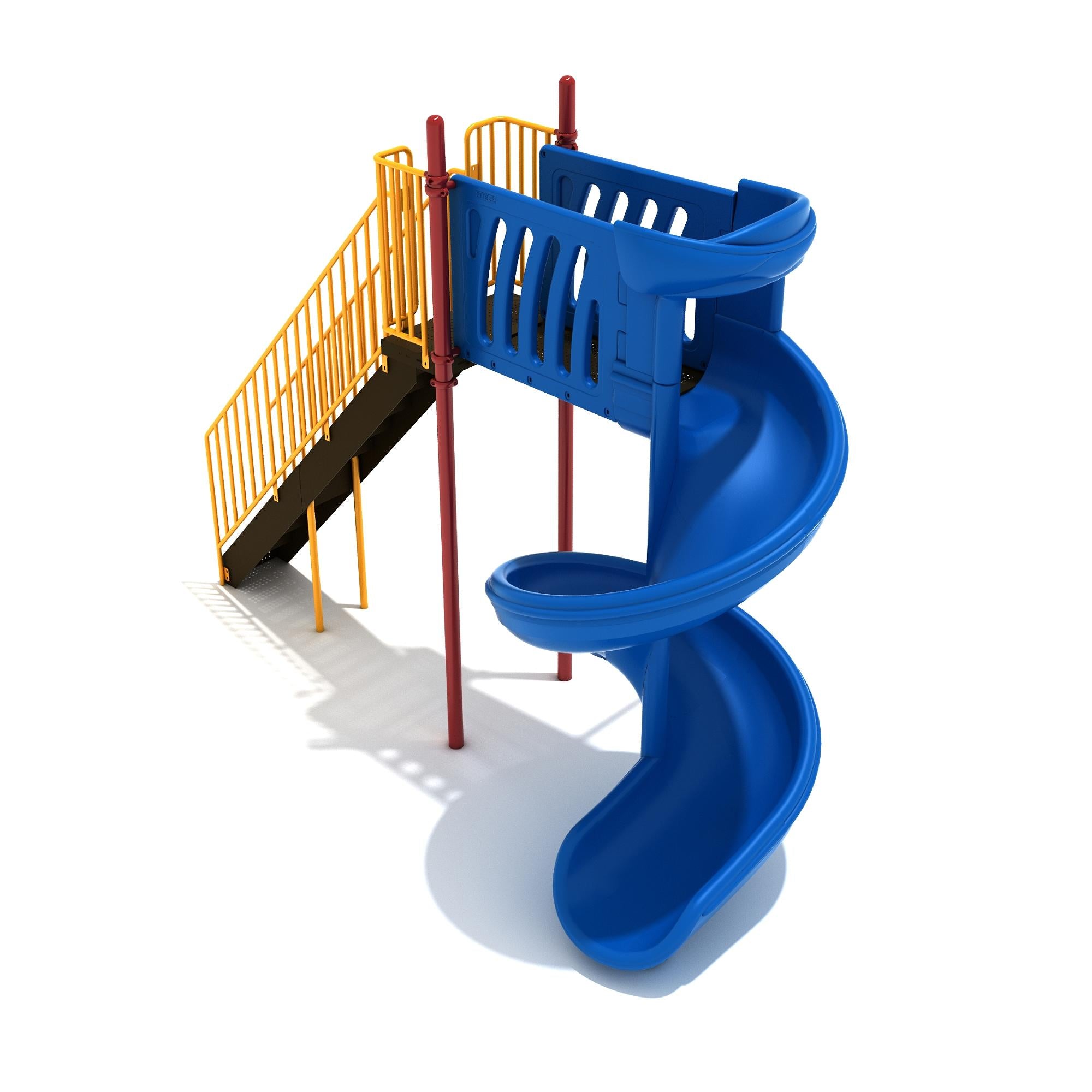 8-Foot Spiral Slide commercial playground equipment