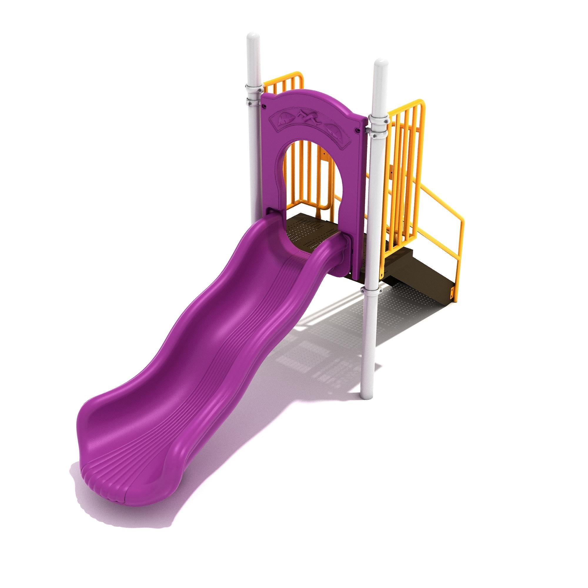 3-Foot Single Wave Slide commercial playground equipment