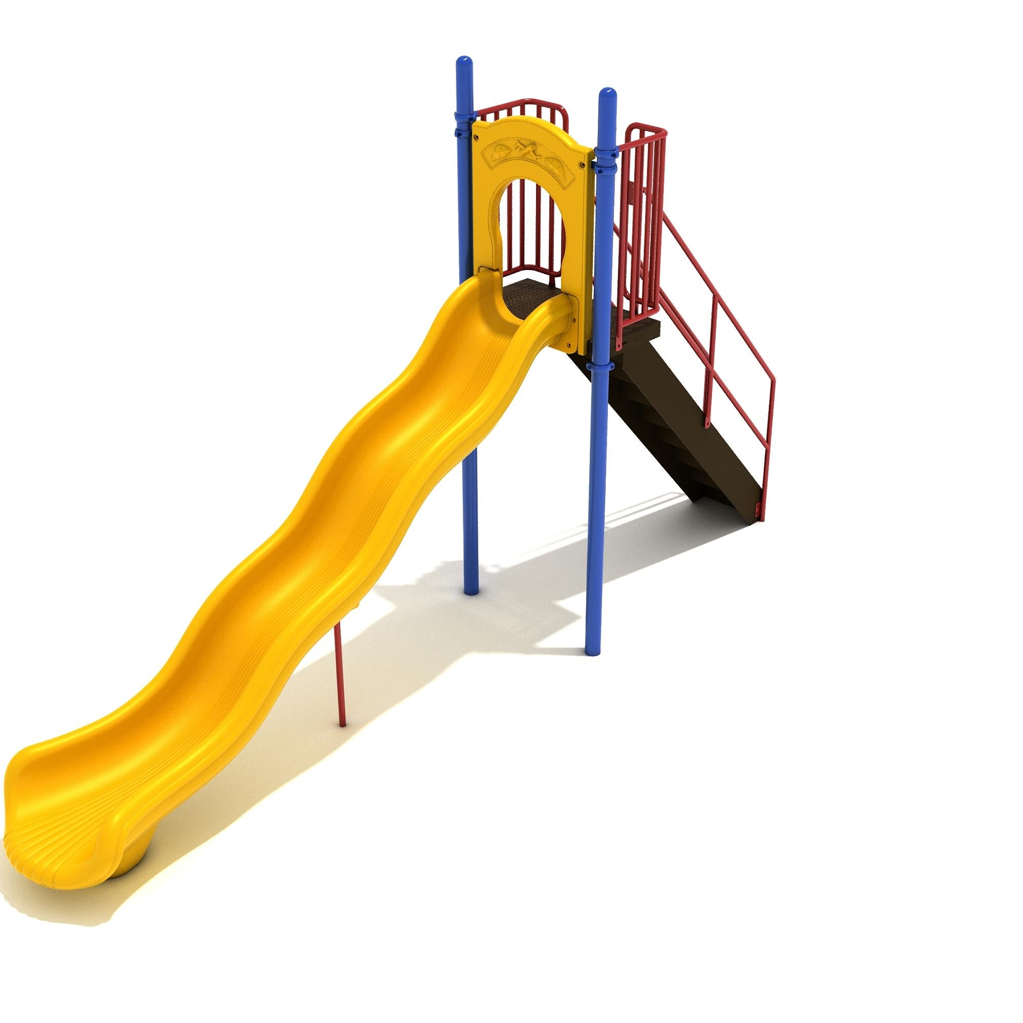 6-Foot Single Wave Slide commercial playground equipment