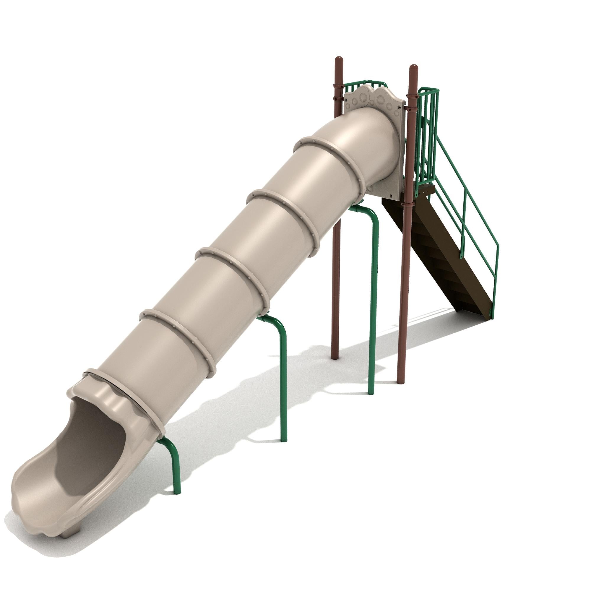 7-Foot Tube Straight Slide commercial playground equipment