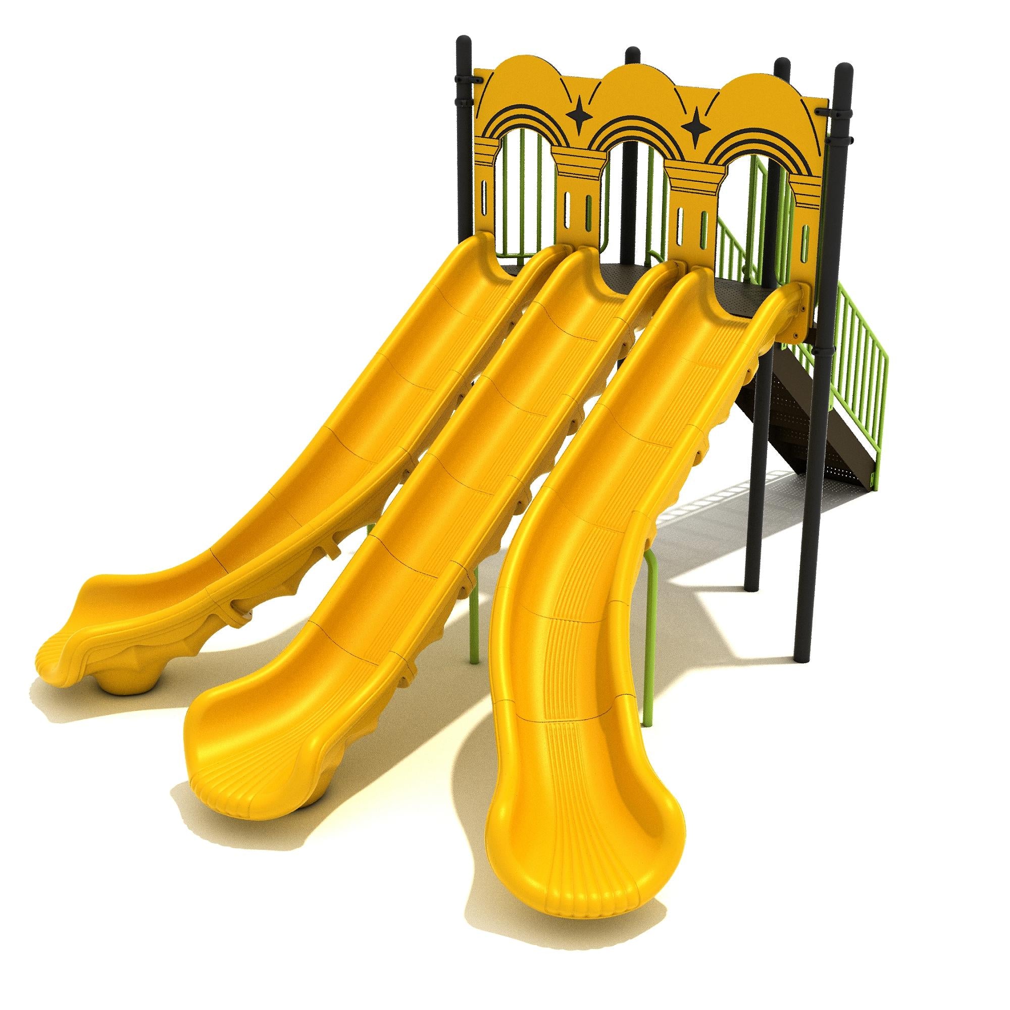 6-Foot Triple Sectional Split commercial playground equipment