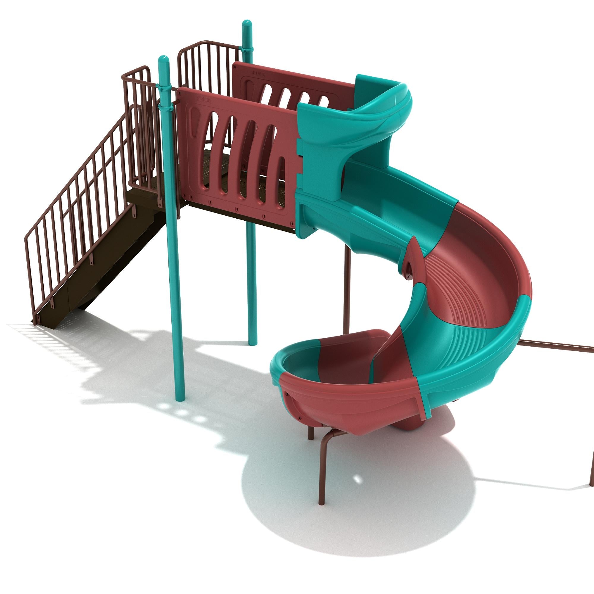 6-Foot Sectional Spiral commercial playground equipment