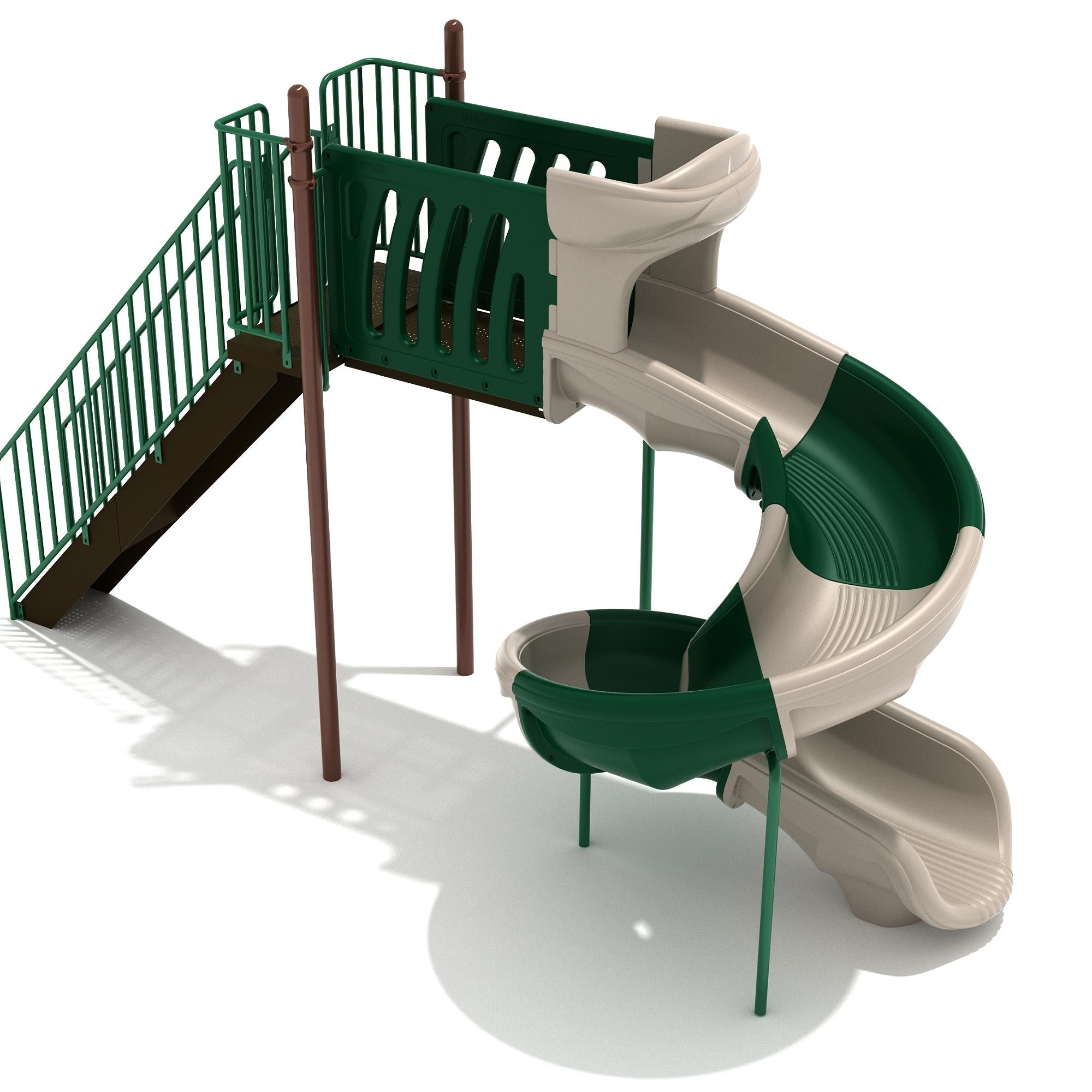 7-Foot Sectional Spiral commercial playground equipment
