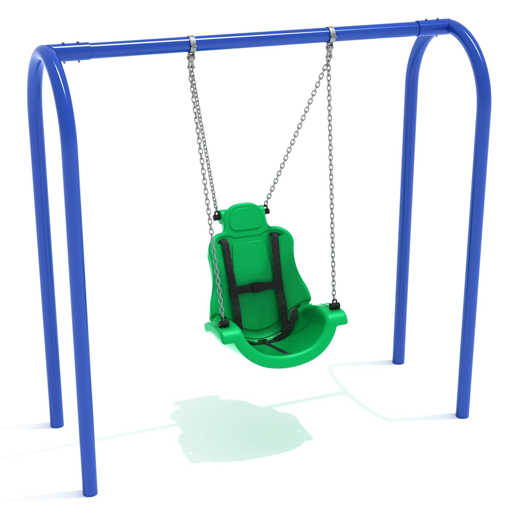 High-Capacity Adaptive Arch-Post Swing Set with Seat commercial playground equipment