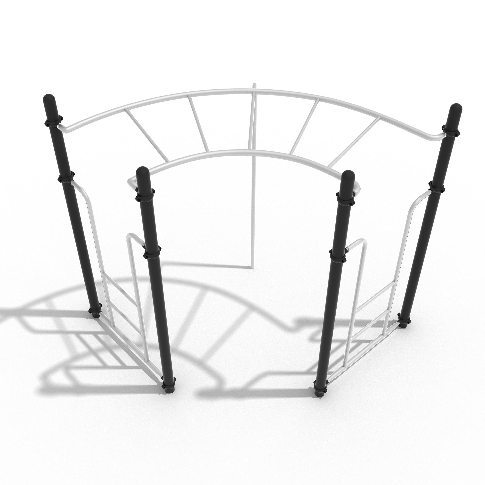 Curve Rung Horizontal Ladder commercial playground equipment