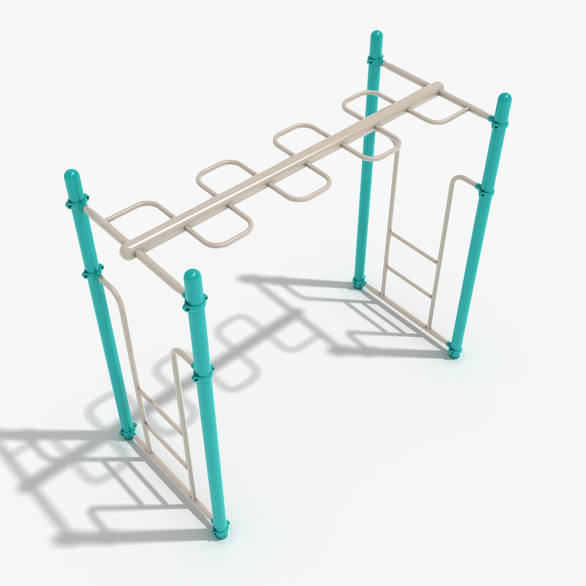 Straight Snake Loop Ladder commercial playground equipment