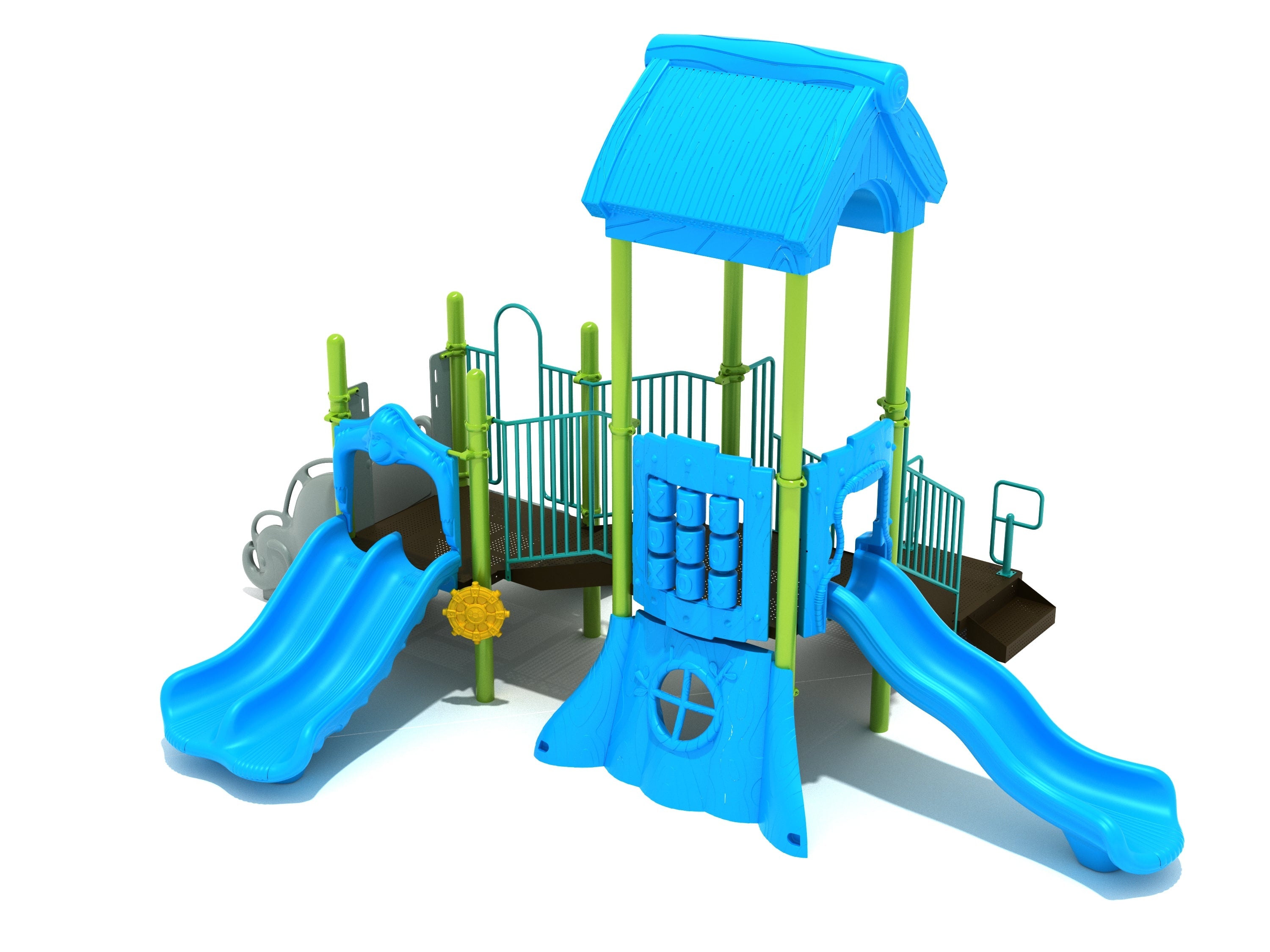 Bouncing Bobcat commercial playground