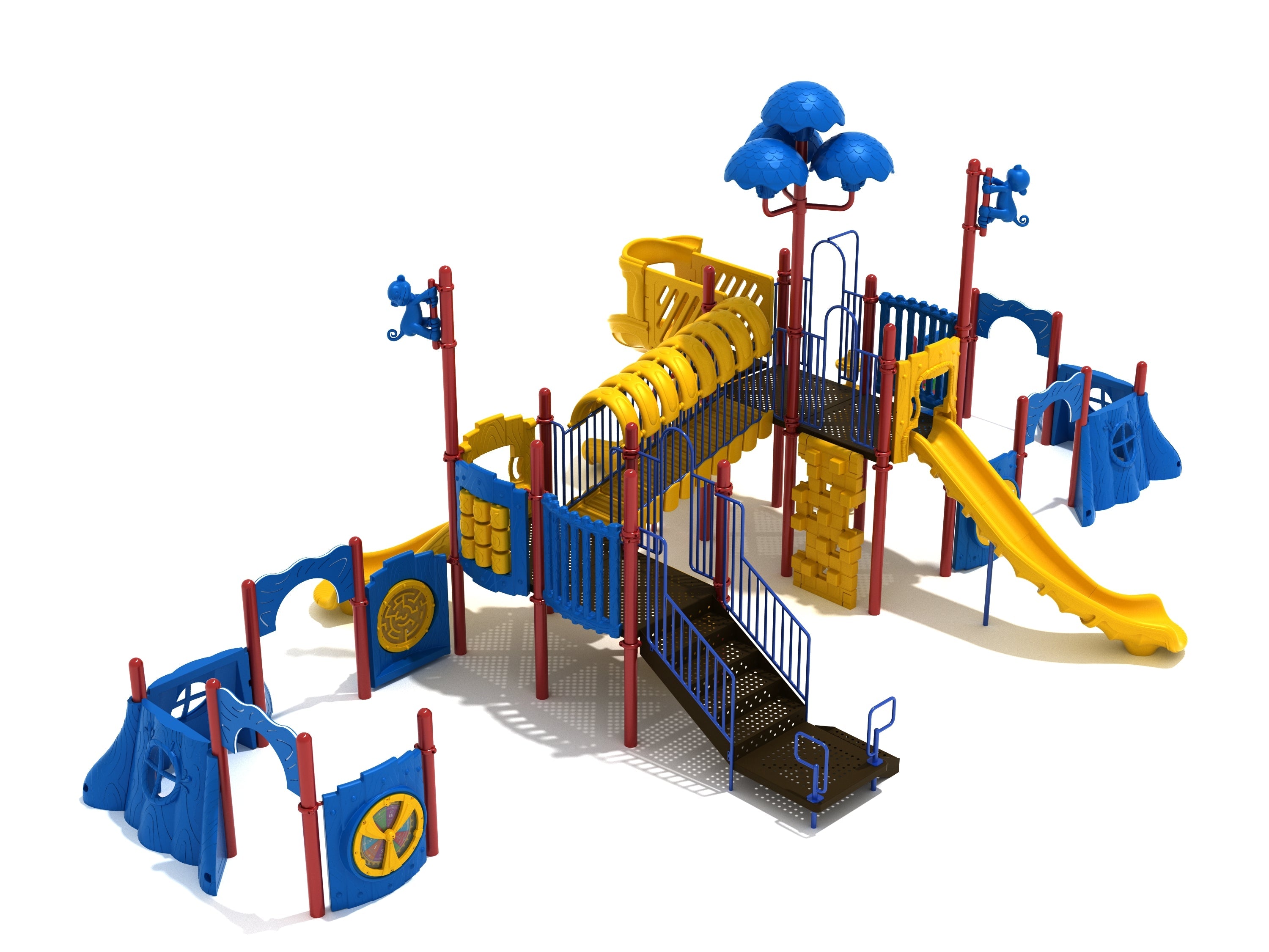 Lounging Leopard commercial playground