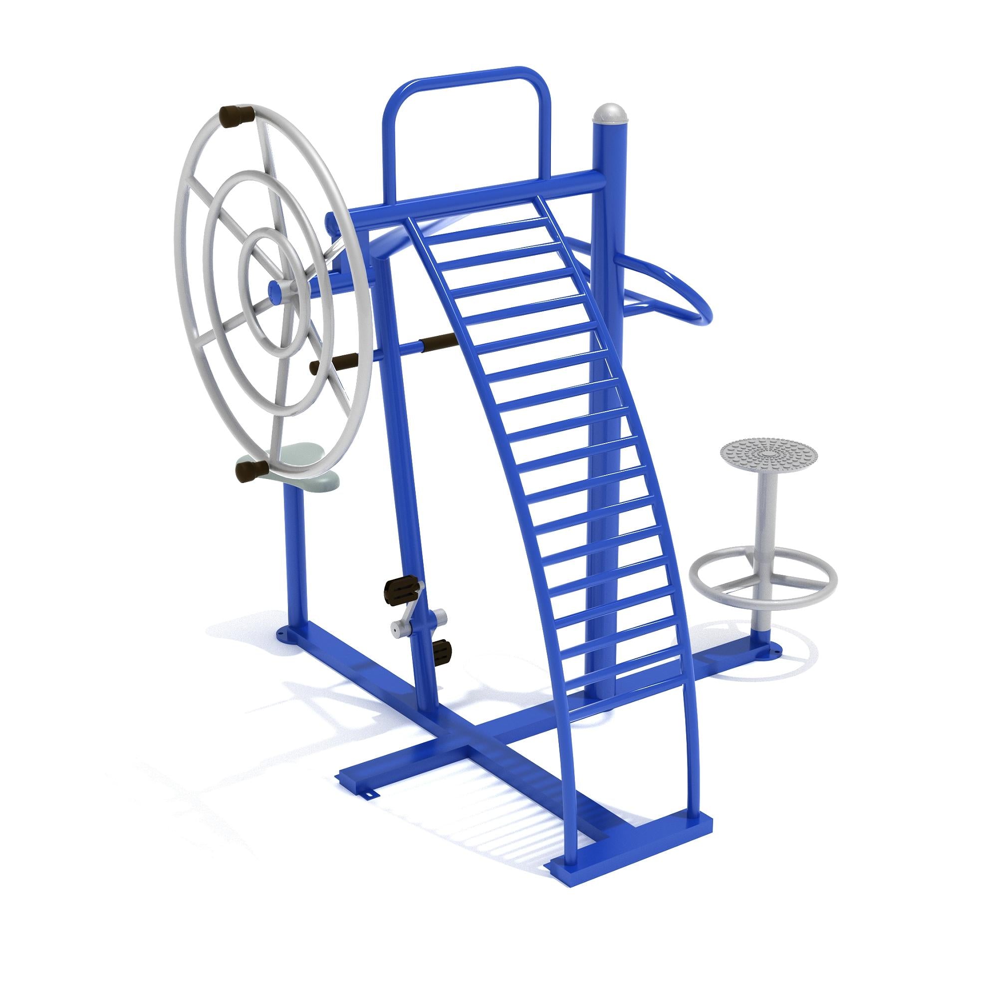 Warm-Up: Quad Station commercial playground equipment
