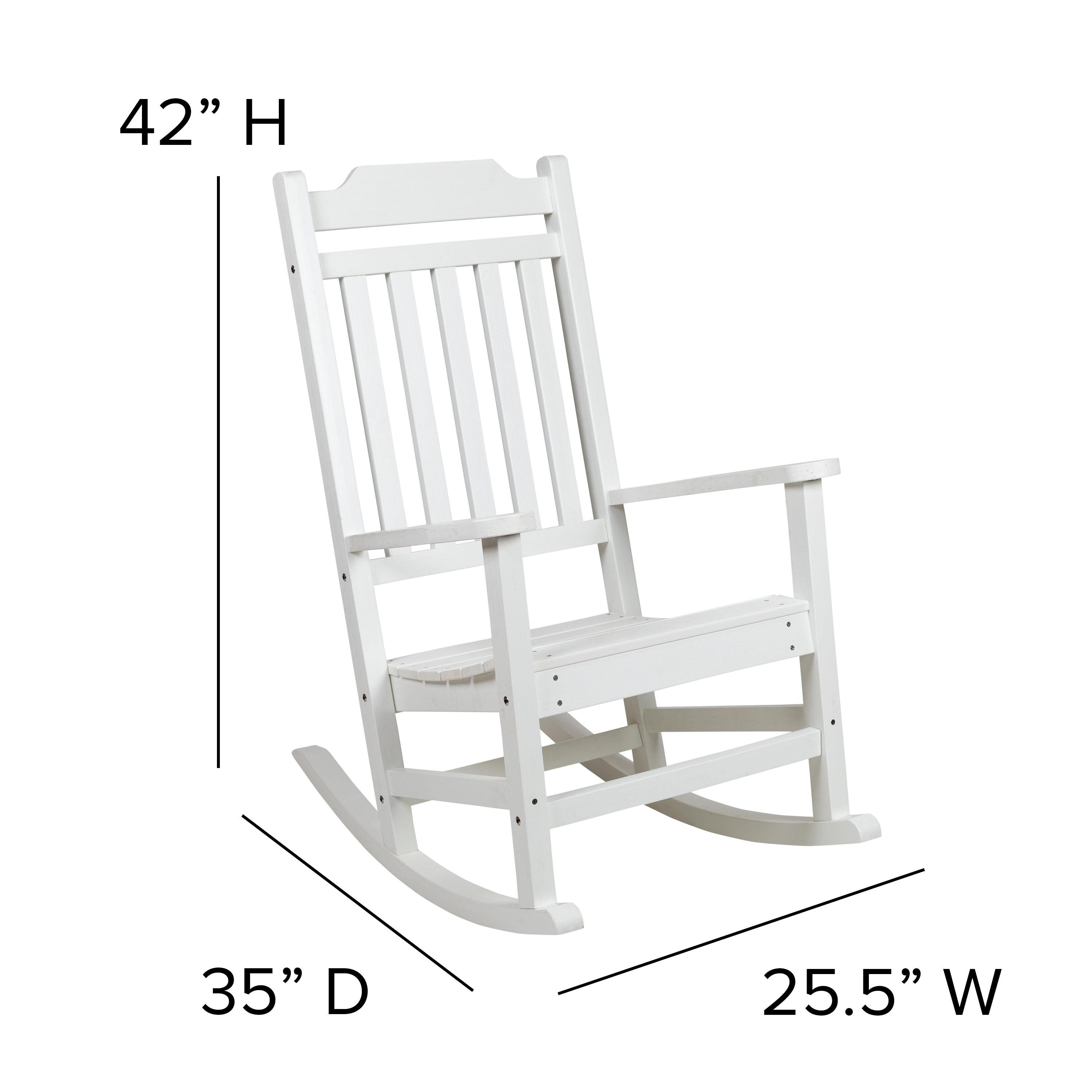 All-Weather Poly Resin Rocking Chairs | Set of 2 - River City Play Systems