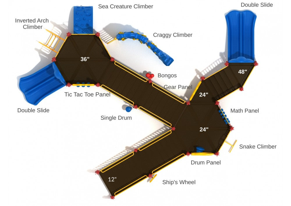 Butler Overlook commercial playground