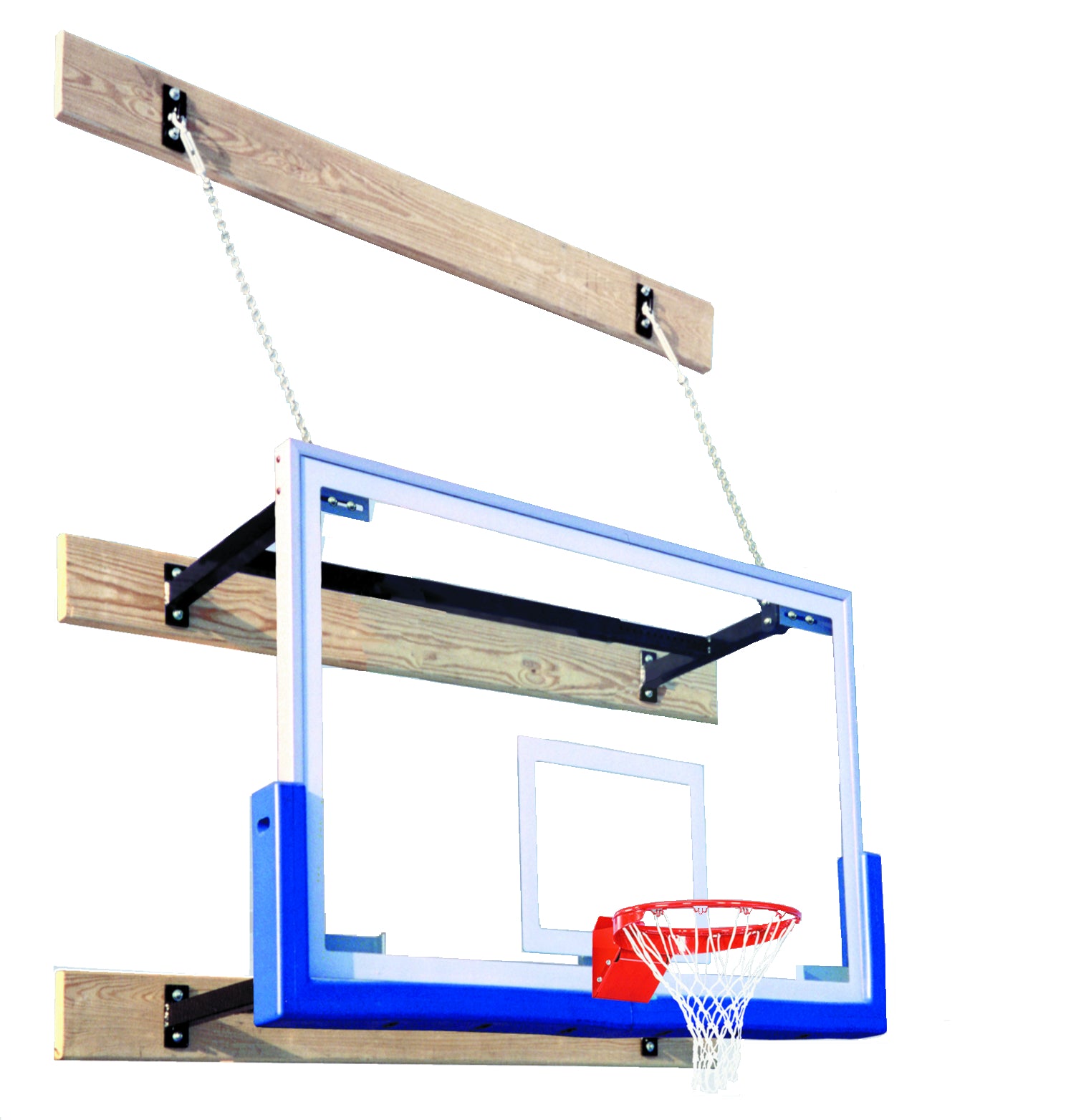 SuperMount23 Commercial Wall-Mount Basketball Goal