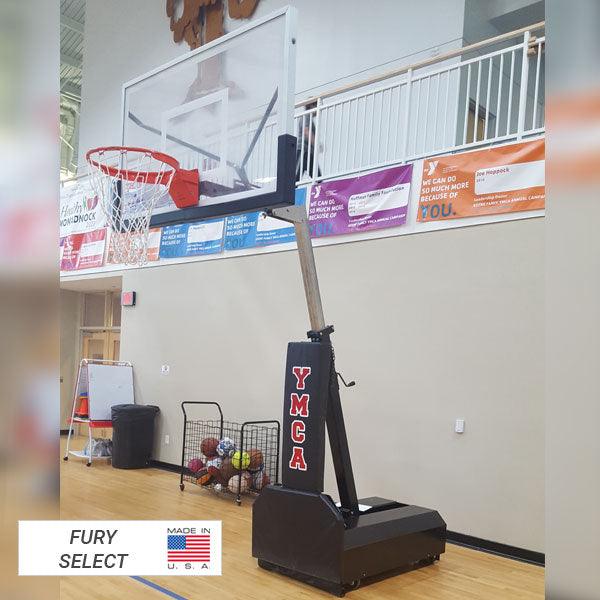 Fury Portable Basketball Goal - River City Play Systems