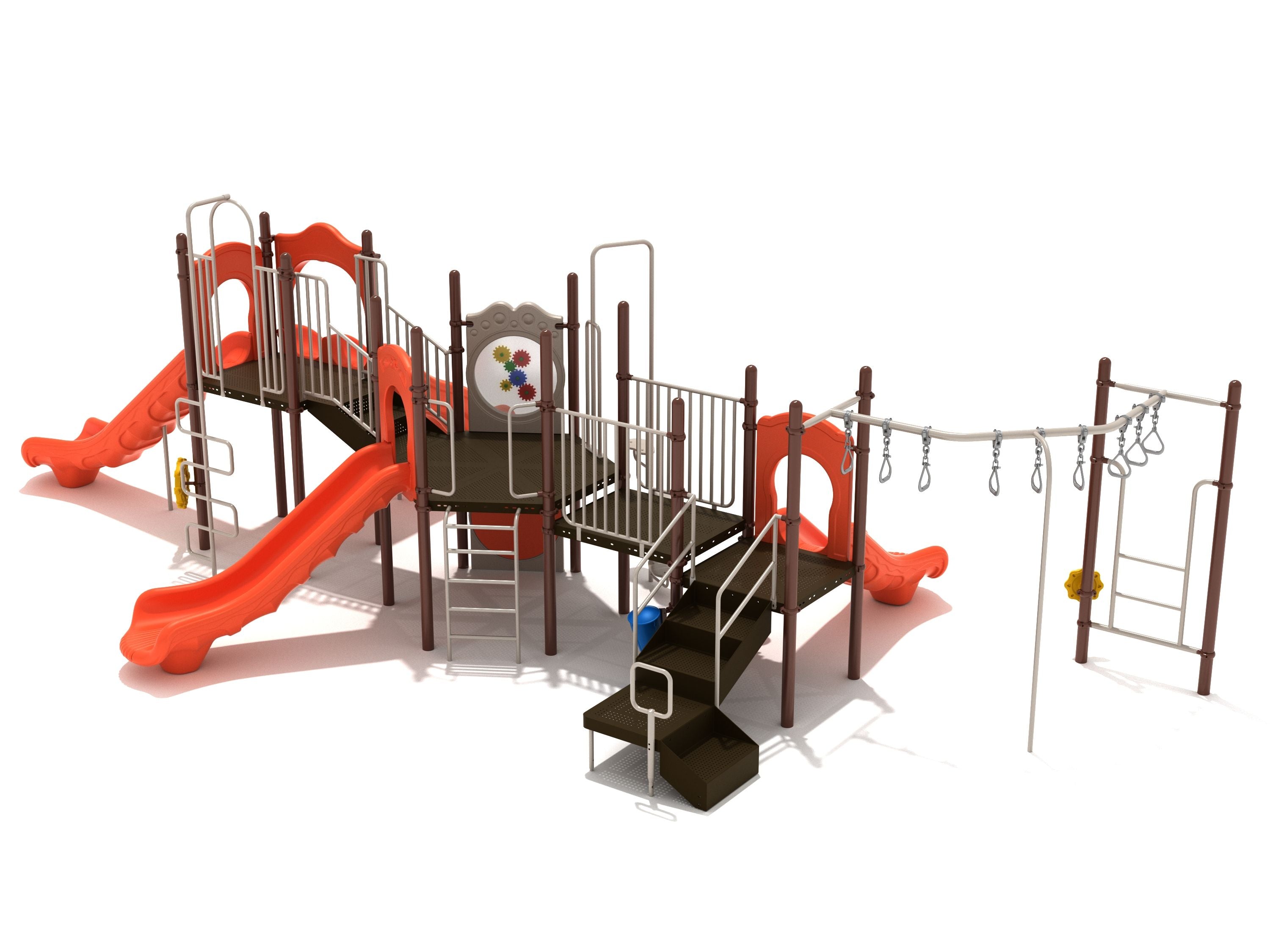 Corvallis Commercial Playground alternate view - Cascade Trail