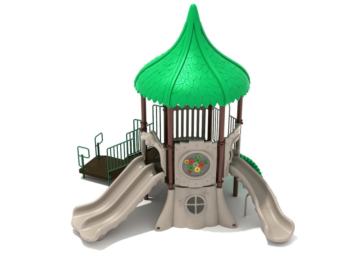 Cougar Corral Commercial Playground alternate view - Forest Grove