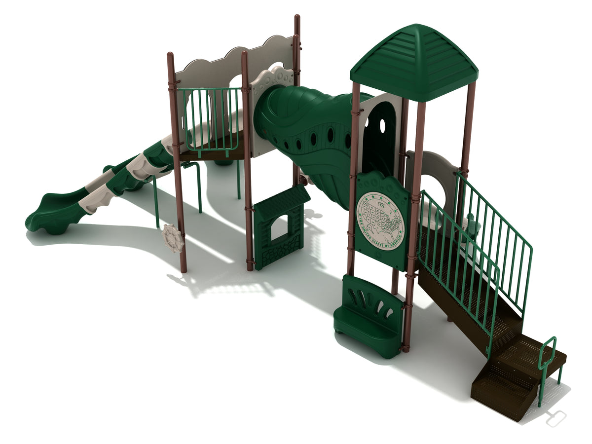 Casa Grande commercial playground in Neutral colors, front view