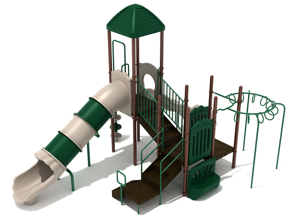 Mustang Island commercial playground in Neutral colors, alternate view