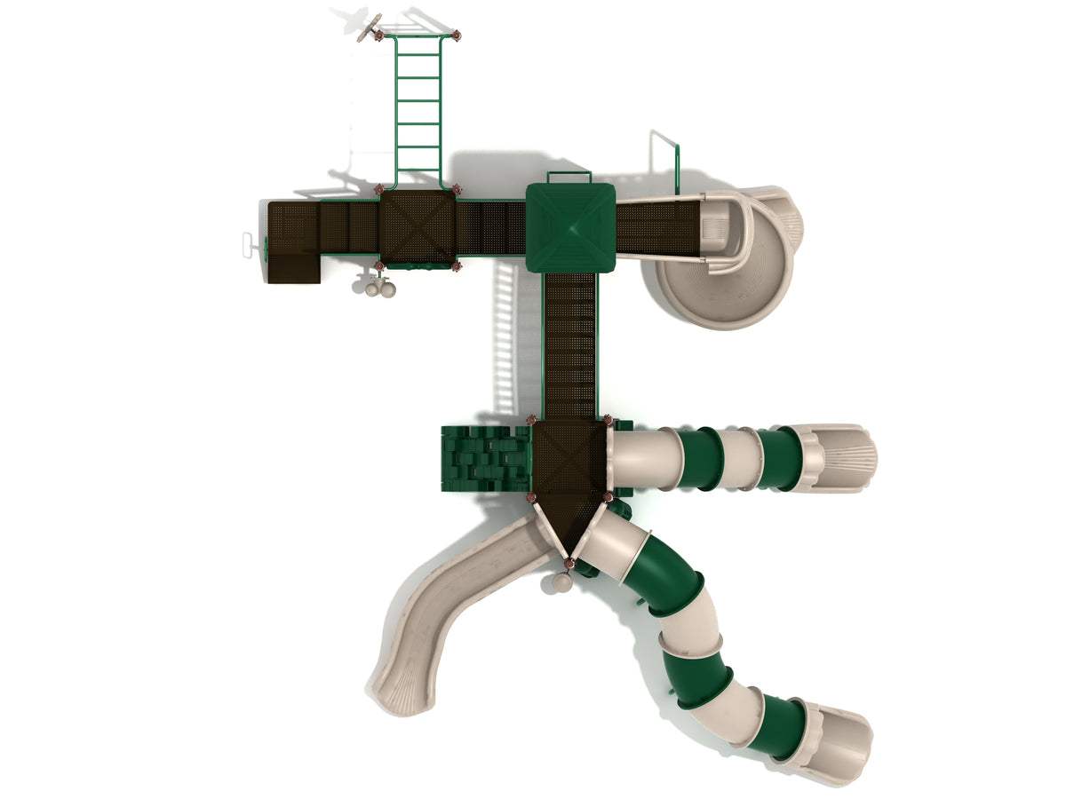 Surfside commercial playground in Neutral colors, top-down view