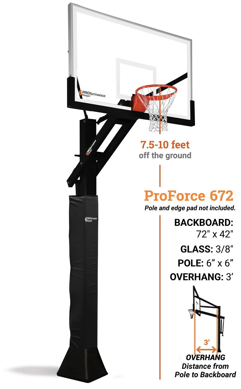 basketball hoops proformance hoops proforce adjustable height