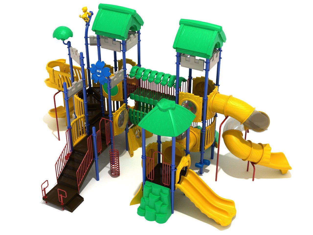 Zipping Zebra PTH010 commercial playground alternate angle 2