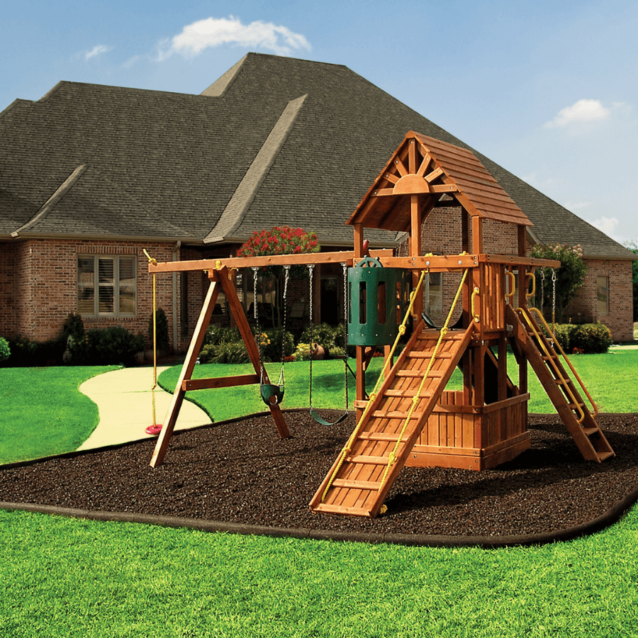 Rubberific Timber Playset Borders (Set of 8) - River City Play Systems