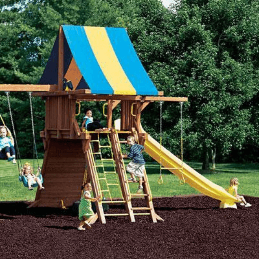 Rubberific Timber Playset Borders (Set of 8) - River City Play Systems