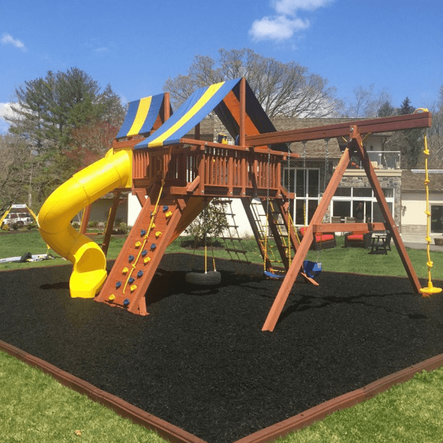Rubber Mulch Wood Chips For Playground Near Me Play Area